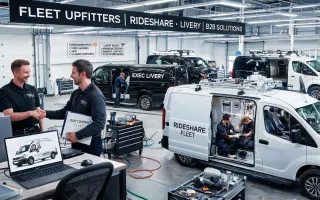 Rideshare and livery fleet upfitters