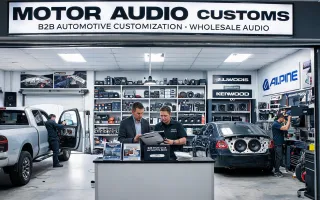 Car audio and customization shops